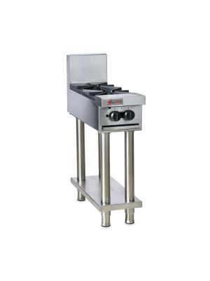 Trueheat 300mm Top w 2 burners supplied with stand and regulator NG - Hospitality Connect