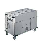 Rieber NORM-III-1-1K - Bain Marie Top 1 x Heated Cabinet 1 x Refrigerated Cabinet Mobile Food Transport Trolley - Hospitality Connect