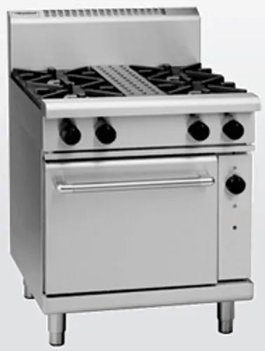 Waldorf 800 Series RN8510GC - 750mm Gas Range Convection Oven - Hospitality Connect