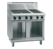 Waldorf 800 Series RNL8600E-CB - 900mm Electric Cooktop Low Back Version – Cabinet Base - Hospitality Connect