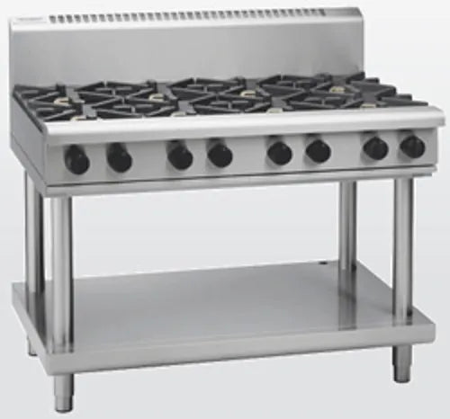 Waldorf 800 Series RN8800G-LS - 1200mm Gas Cooktop – Leg Stand - Hospitality Connect