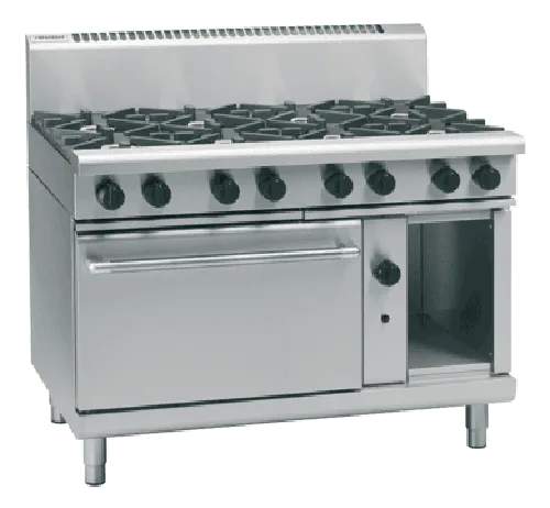 Waldorf 800 Series RNL8810GC - 1200mm Gas Range Convection Oven Low Back Version - Hospitality Connect