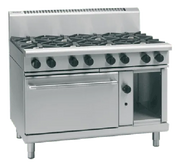 Waldorf 800 Series RNL8810GE - 1200mm Gas Range Electric Static Oven Low Back Version - Hospitality Connect