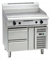 Waldorf 800 Series RNL8900G-RB - 900mm Gas Cooktop Low Back Version – Refrigerated Base - Hospitality Connect