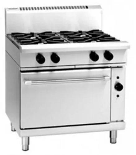 Waldorf 800 Series RN8910GE - 900mm Gas Range Electric Static Oven - Hospitality Connect