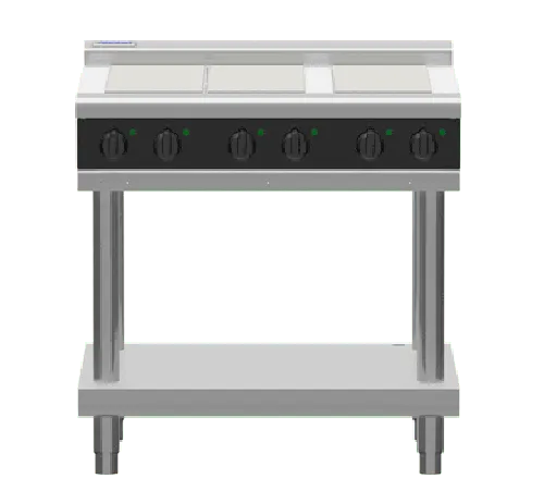 Waldorf Bold RNB8606E-LS - 900mm Electric Cooktop - Leg Stand - Hospitality Connect