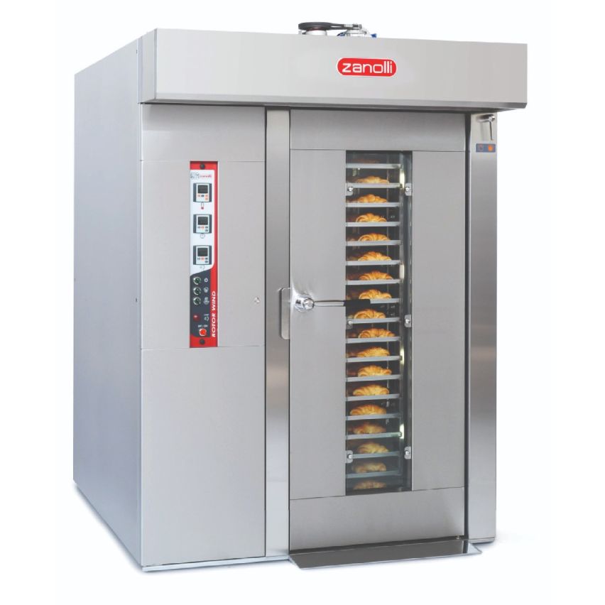 Zanolli Rotor Wind 5EF Double Rack Rotating Convection Oven - 36 Tray Roll-in Trolley 5RW0700