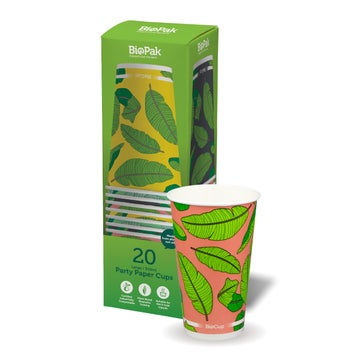 BIOPAK  20 Pack - 510ml / 16oz Cold Paper BioCup 100UNITS - Hospitality Connect