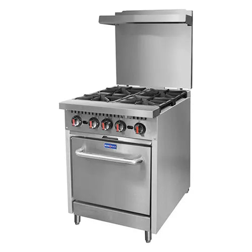 Gasmax 4 Burner With Oven Flame Failure S24T. - Hospitality Connect