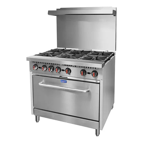 Gasmax 6 LPG Gas Burner with Oven Flame Failure - S36(T)PLPG - Hospitality Connect