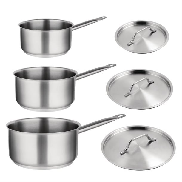 Vogue Stainless Steel 3 Pan Set