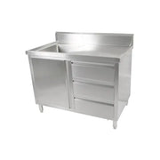 Modular Cabinetd with Left Sink SC-6-1200L-H . - Hospitality Connect