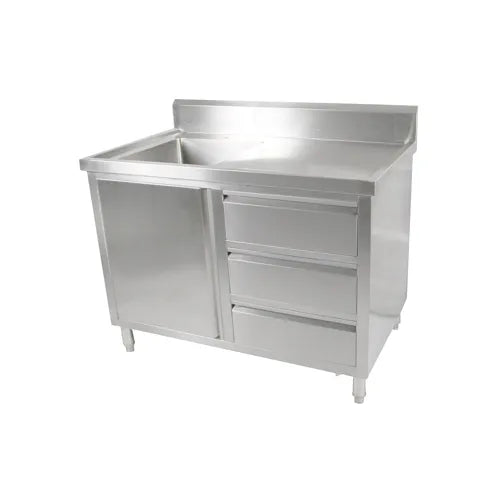 Modular Cabinetd with Left Sink SC-6-1200L-H . - Hospitality Connect