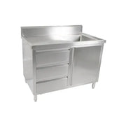 Modular Cabinet with Right Sink SC-6-1200R-H. - Hospitality Connect