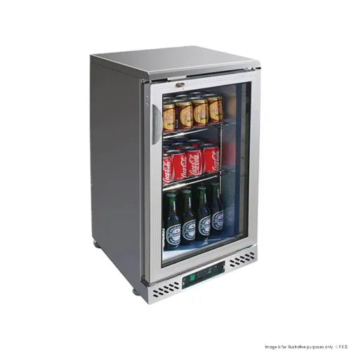 Thermaster single door Stainless Bar Cooler  SC148SG. - Hospitality Connect