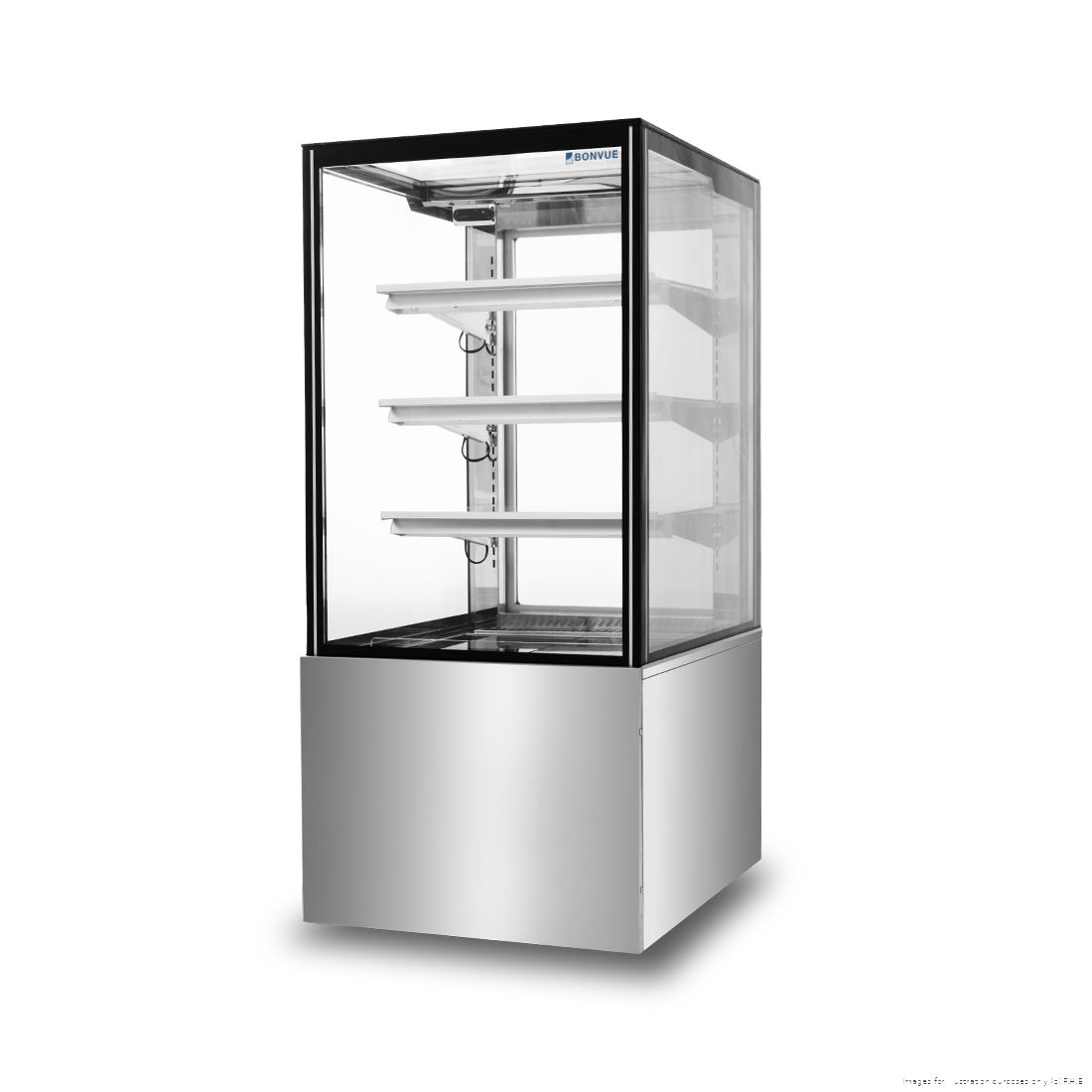 Bonvue 3+1 Tier Squared Temper Glass Cake Display SF820V, image 5