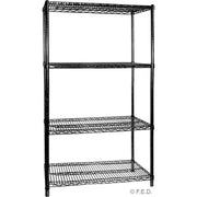 Modular Four Tier Shelving - 457 mm deep x 1880 high x 760 width B1830. - Hospitality Connect