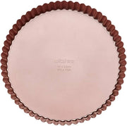 WILTSHIRE TART PAN-RND FLUTED ROSE GOLD 240x35mm L/BASE N/S - Hospitality Connect