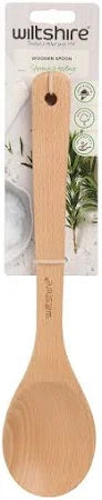 WILTSHIRE SOLID SPOON-BEECHWOOD 310mm - Hospitality Connect