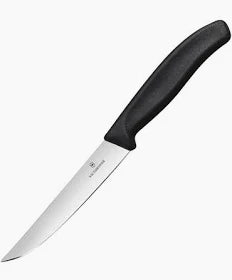 Victorinox Steak Knife "Gourmet", Straight Edge 12cm - Black - Hospitality Connect