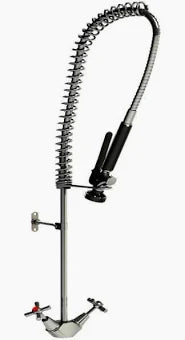 Global Rinse Mate Exposed Adjustable Breach Hob Tap Adjustable GRM052100-A - Hospitality Connect
