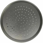 Aussie Cookware  9” Deep Pan Black Steel Perforated Pizza Tray - Hospitality Connect
