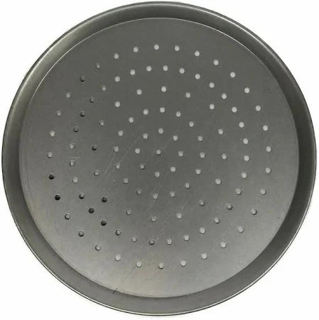 Aussie Cookware  9” Deep Pan Black Steel Perforated Pizza Tray - Hospitality Connect