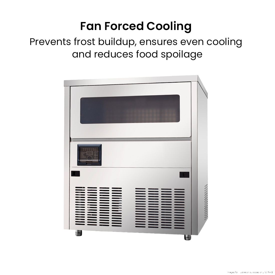 Blizzard Under Bench Ice Cube Maker 80kg SN-81B, image 5