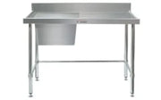 Stimply Stainless 700 Series - 1200mm Wide - Left Bowl Single Bowl - Hospitality Connect