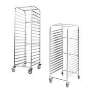 Simply Stainless Mobile Trolleys 7 x 1/1 deep GN pans Compatible Low height trolley - Hospitality Connect