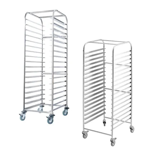 Simply Stainless Mobile Trolleys 7 x 1/1 deep GN pans Compatible Low height trolley - Hospitality Connect