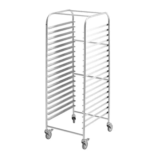 Simply Stainless Mobile Trolleys Bakery Trolley To suit 400 x 600 x 25mm deep trays - Hospitality Connect