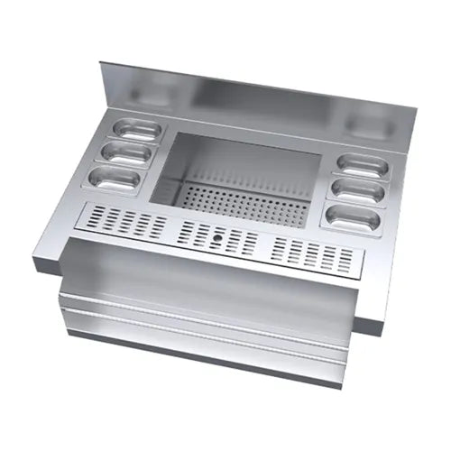 Simply Stainless Cocktail Station with Speed Rack 700 Series - 950mm Includes  Watermark Approved - Hospitality Connect