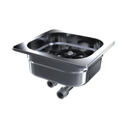 Simply Stainless Single Glass Rinser Glass Rinser Watermark Approved - Hospitality Connect