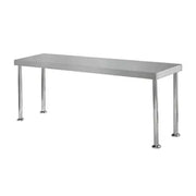 Simply Stainless 600mm wide Bench Over Shelf1 Tier - 2400mm Wide - Hospitality Connect