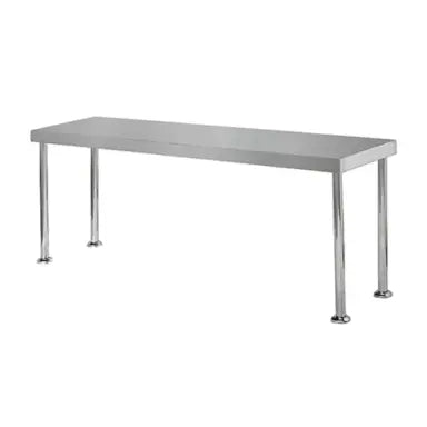 Simply Stainless 600mm wide Bench Over Shelf1 Tier - 2400mm Wide - Hospitality Connect