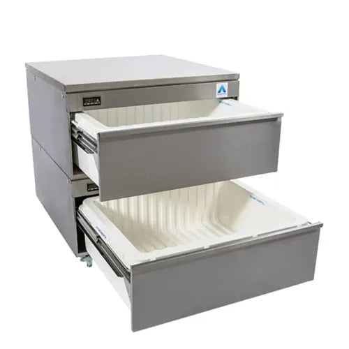Adande Double Dual Temperature Drawer VCR2.CW - Hospitality Connect