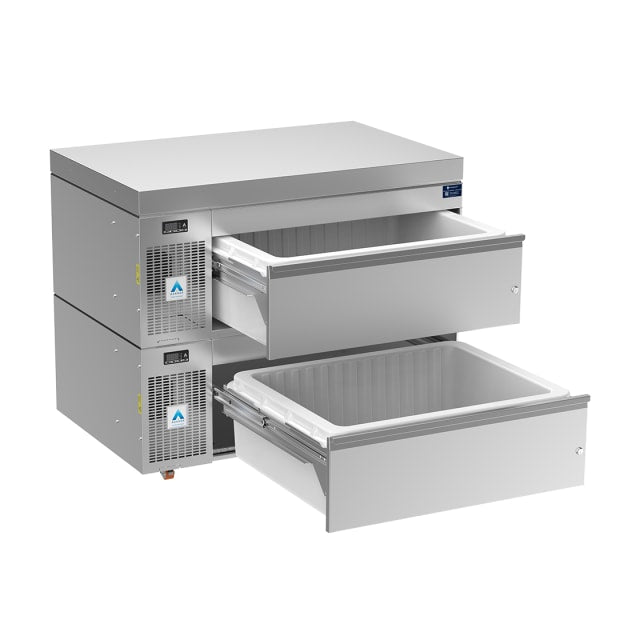 Adande VCS2.CHS Double Dual Temperature Drawer