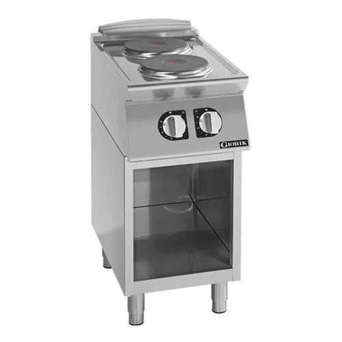 Giorik 700 Series Round Electric Boiling Top 2 x Round Hot Plates On open base CE72TGT. - Hospitality Connect