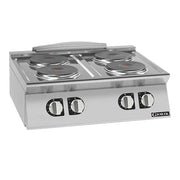 Giorik 700 Series Round Electric Boiling Top 4 x Round Hot Plates Countertop CE74TTT. - Hospitality Connect