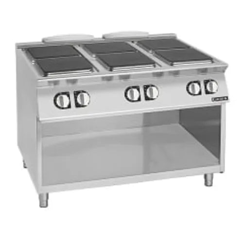 Giorik 6 x Square Hot Plates On open base CE96QGT.
