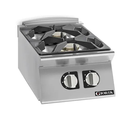 Giorik 700 Series Gas Boiling Tops 2 x Gas Burners Countertop CG720TT - Hospitality Connect
