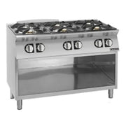Giorik 6 x Gas Burners On open base CG960GT - Hospitality Connect