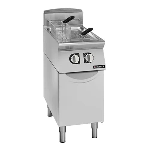 Giorik 21 Litre, Single Pan - Electric Deep Fryer On enclosed base FE9121T - Hospitality Connect