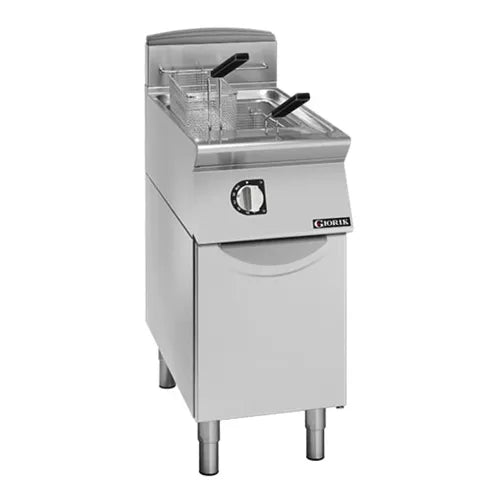 Giorik 21 Litre, Single Pan - Gas Deep Fryer On enclosed base FG9421PT - Hospitality Connect