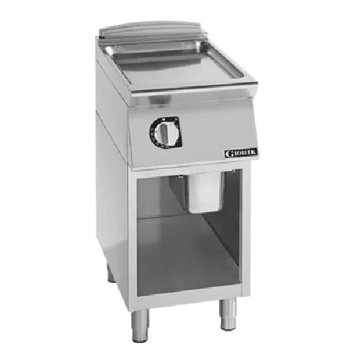Girorik 400mm - Smooth Satin Chrome Plate On open base FLE72GCRXT - Hospitality Connect