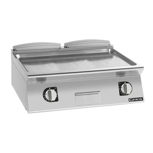 Giorik 800mm - Smooth/Ribbed Satin Chrome Plate Countertop - Hospitality Connect