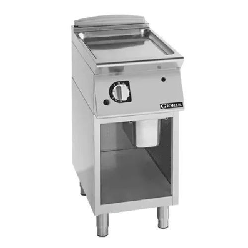 Giorik 400mm - Smooth Satin Chrome Plate On open base FLG92GCRXT - Hospitality Connect
