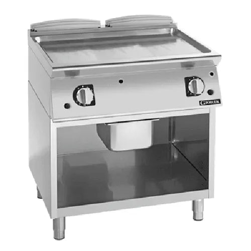 Girorik 800mm - Smooth Satin Chrome Plate On open base FLG741GCRXT - Hospitality Connect