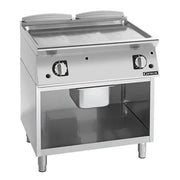 Giorik 800mm - Smooth Satin Chrome Plate On open base - Hospitality Connect